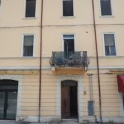 La facciata dell'edificio